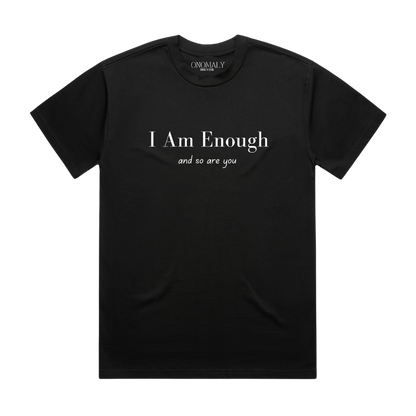 I Am Enough Tee - Black