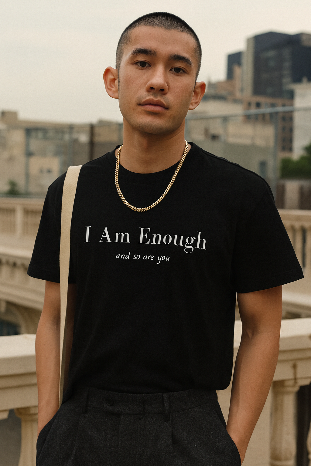 I Am Enough Tee - Black
