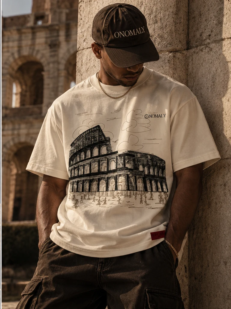 SANCTIFICATION TEE — Onomaly campaign lifestyle image