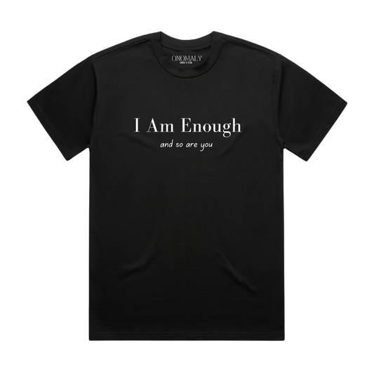 I Am Enough Tee - Black