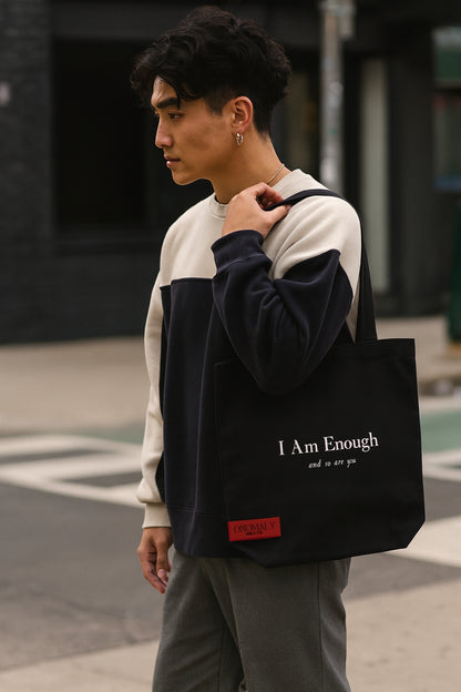 I Am Enough Tote - Black