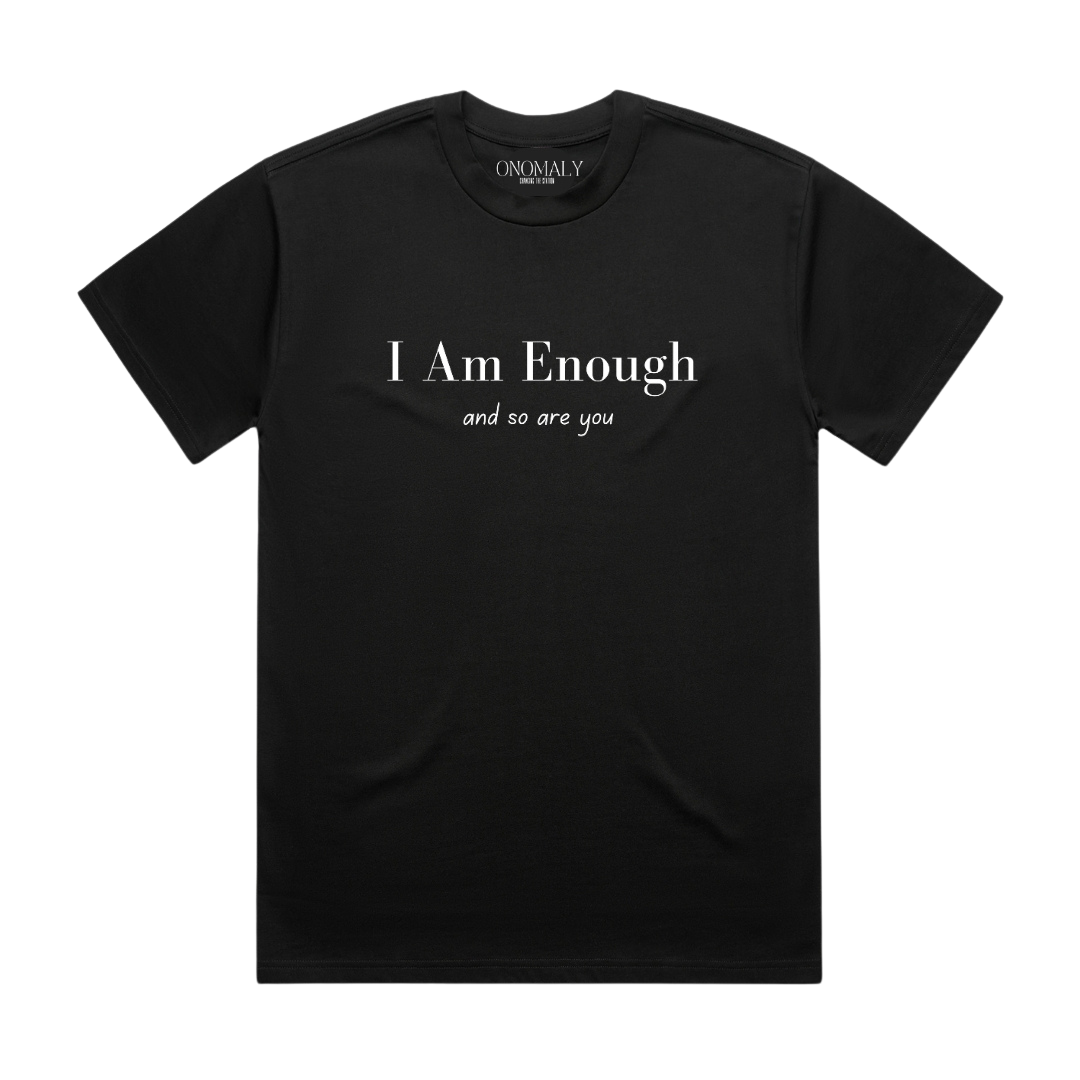 I Am Enough Tee - Black