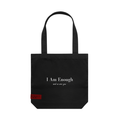 I Am Enough Tote - Black