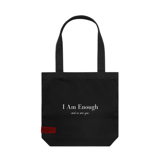I Am Enough Tote - Black