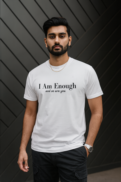 I Am Enough Tee - White